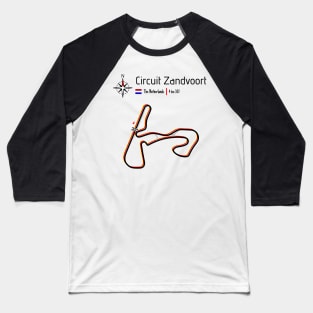 Racetrack - Circuit Zandvoort NL Baseball T-Shirt